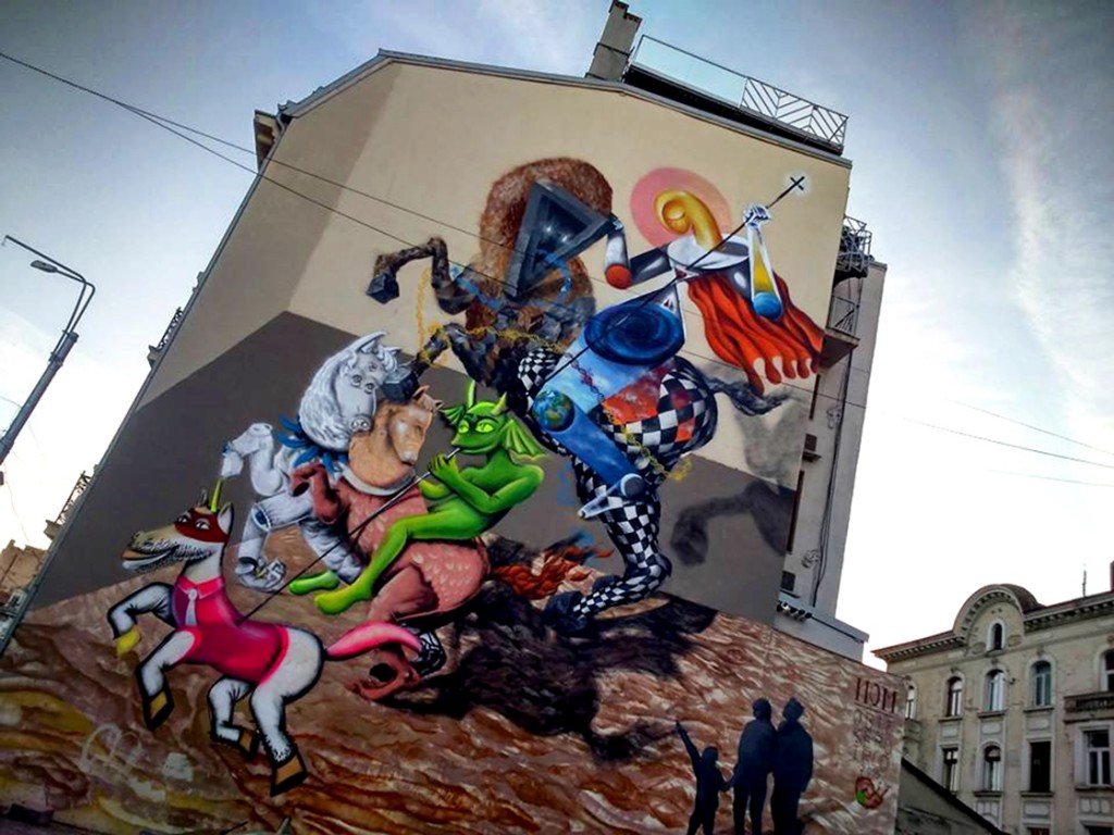Obie Platon - Saint George, Bucharest 2015 - with Kero and Irlo