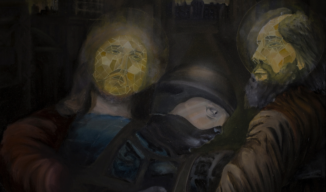 Obie Platon - Police of God - detail